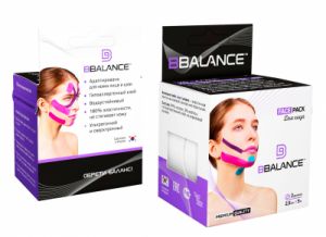 Набор кинезио тейпов для лица BB FACE TAPE™ 2,5 см × 10 м (2 рулона 2,5 см × 5 м) ― Центр современных спортивных технологий.