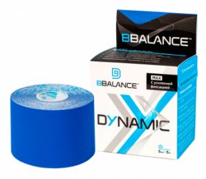 Нейлоновый кинезио BBTape™ Dynamic Tape MAX 5см × 5м ― Центр современных спортивных технологий.